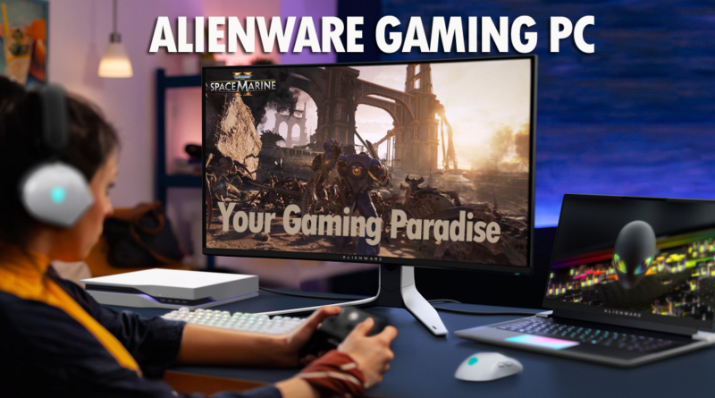 Alienware Gaming PC Setup 2024