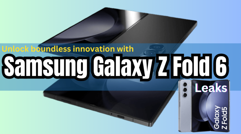 Samsung Galaxy Z Fold 6 Leaks