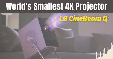 Smallest 4K Projector